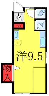 ハイム第5平和台【1階】の間取り