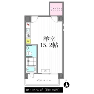 ベルファース駒場【2階】の間取り