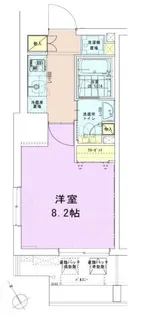 門前仲町レジデンス六番館【2階】の間取り