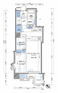 ラティエラ横濱大通り公園【9階】の間取り
