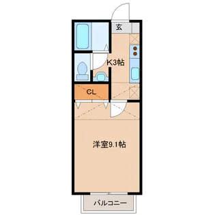 グレイスM【1階】の間取り