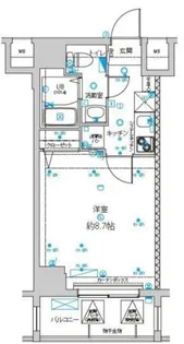 グランドパーク親水公園【8階】の間取り