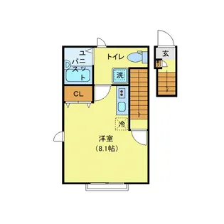 AZEST-RENT東村山【2階】の間取り
