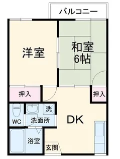 ルミエール田島【1階】の間取り