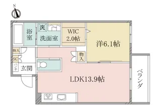 (シニア限定)ヘーベルヴィレッジ高円寺北~ルティルオプス高円寺~【2階】の間取り