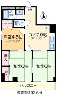 ハマースミス【1階】の間取り