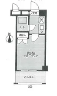 オークヒル高円寺【2階】の間取り