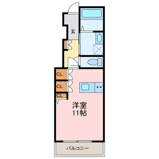 Sun Luce見能林【1階】の間取り
