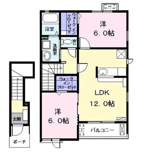 エスペランサ II【2階】の間取り