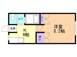 Feel Fine Tsukurimichi I【2階】の間取り