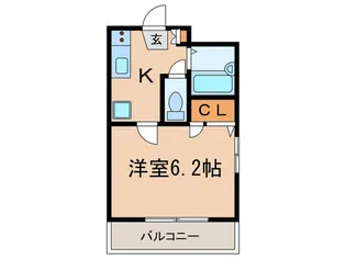 フロ-ラルハイツ【4階】の間取り
