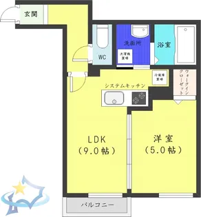 アルフォート【4階】の間取り