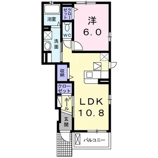 グランドソレーユ【1階】の間取り