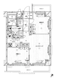 ルーブル王子本町【9階】の間取り