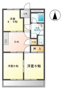 コーポIZUMI【1階】の間取り