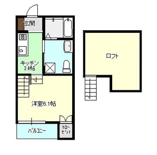アレグリア大島II【2階】の間取り
