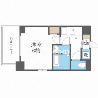 エスリード松屋町グレイス【4階】の間取り