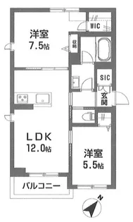 ティーエフ ストーリー【3階】の間取り