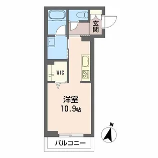 ハイネススト霞町【2階】の間取り