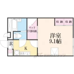 レオパレスK&K【1階】の間取り