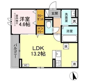 フタバテラス【1階】の間取り