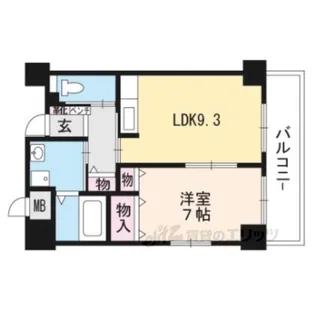 アベニール【6階】の間取り