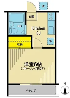 アバンスやま【2階】の間取り