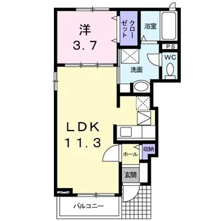 りんご【1階】の間取り