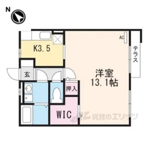 夢咲きの里D【1階】の間取り
