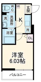GRADUS 西船橋【2階】の間取り