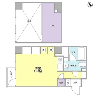 マルシュ代々木【2階】の間取り