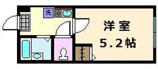 L.メゾン扇 B棟【2階】の間取り