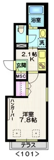 Esperto エスペルト【1階】の間取り