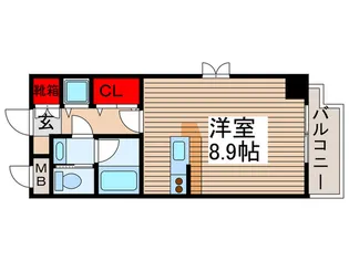 ベルヴィ浅草【4階】の間取り