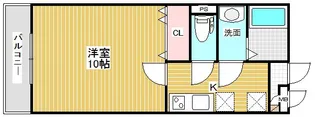 reve堀之内南2【3階】の間取り