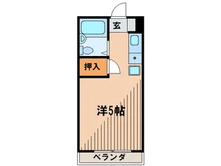 レジデンスカ-プ八王子【2階】の間取り