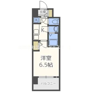 レジュールアッシュ塚本II【6階】の間取り