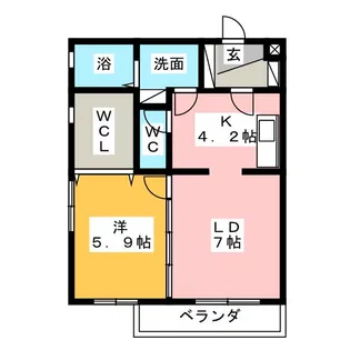 VALENTINE【3階】の間取り