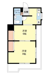 日吉サンハイツ【1階】の間取り