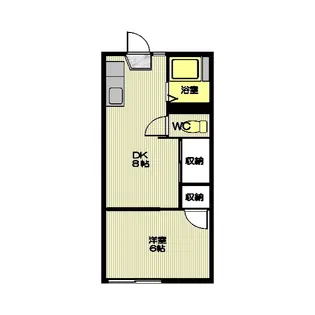 グリーンハイツ【2階】の間取り