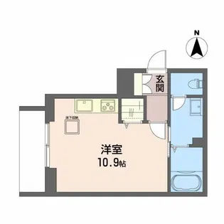 エスポワール宮千代【1階】の間取り