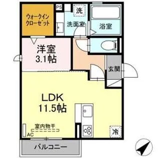 エスペランサ千種【2階】の間取り