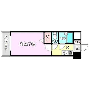 ノルデンハイム淡路【3階】の間取り