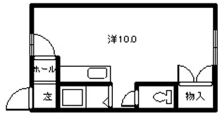 グリーンビュー【2階】の間取り