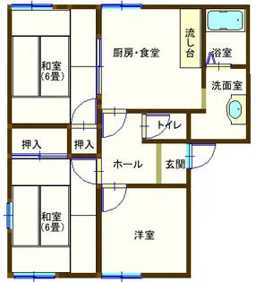 ラフォーレ大前【2階】の間取り