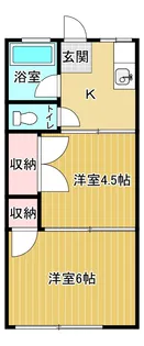 さわやかハイツ【1階】の間取り