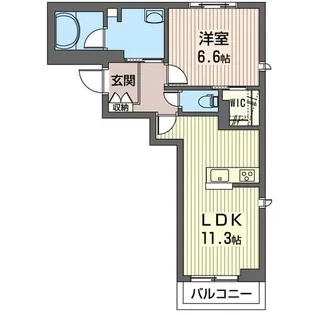 モナルナ グランデ【3階】の間取り