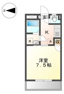 シャトーロゼ【3階】の間取り