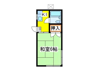 コーポつかさ【2階】の間取り