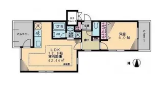 東京都中野区中野5【マンション】の間取り